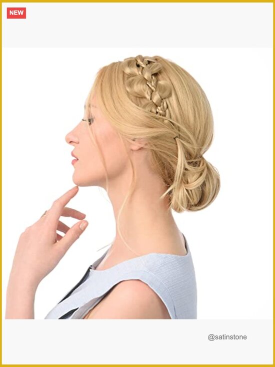 Synthetic Braided Headband Wide Hairpiece Hair Accessory